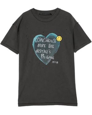ANDERSSON BELL Slogan-Print T-Shirt - Grey