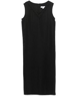 Comme des Garçons Pleated Midi Dress - Black