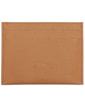 Longchamp Le Foulonné Card Holder - Brown