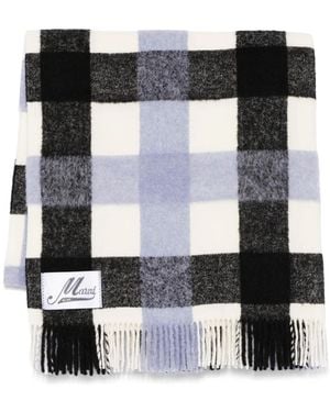 Marni Checked Scarf - Black