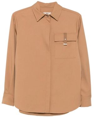 Herno Flap-Pocket Shirt - Natural