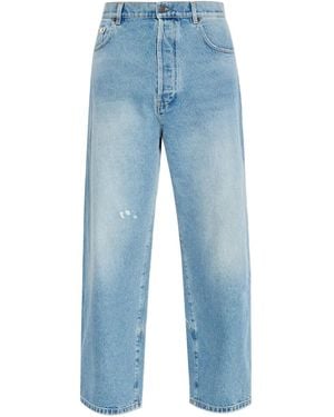 Moschino ロゴパッチ ジーンズ - ブルー