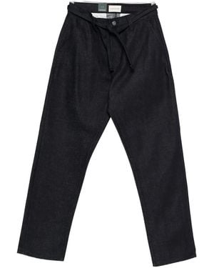 Anerkjendt Drawstring-Waist Pants - Black