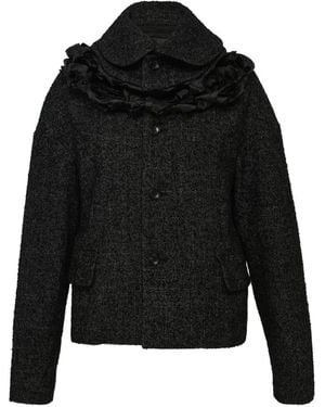 Comme des Garçons Ruffled Jacket - Black
