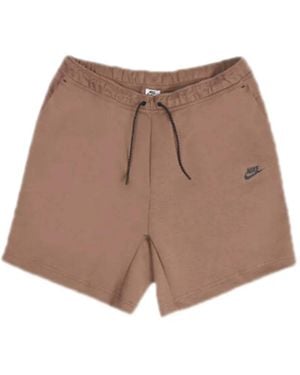 Nike Drawstring-Fastening Shorts - Brown