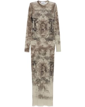 Jean Paul Gaultier Mèdaillon Long Dress - Natural