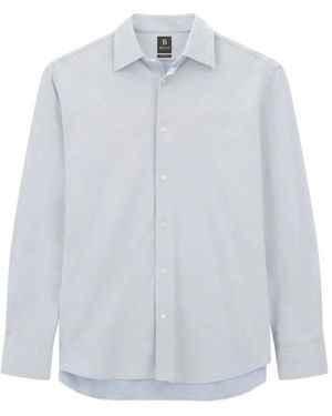 BOGGI Polo De Mezcla De Lana Y Algodón - Blanco