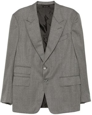 Tom Ford Wool Blazer - Grey