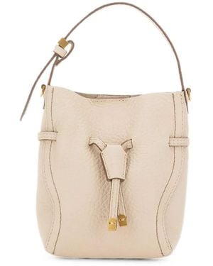 Gianni Chiarini Sienna Hammered-Leather Tote Bag - White