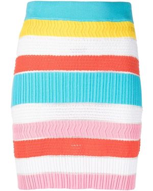 Solid & Striped The Rosie Knitted Skirt - Blue