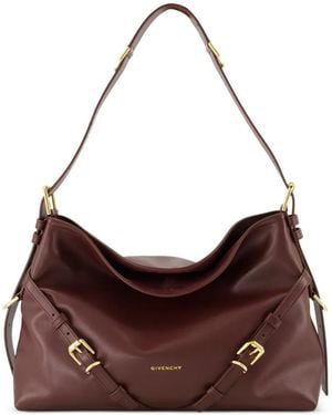 Givenchy Borsa A Spalla Voyou Media - Marrone