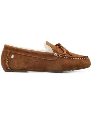 EMU Sandrine Shearling-Lined Loafers - Brown