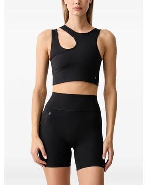 On Shoes Studio Cut-Out Sports Bra - Black