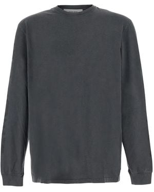 Golden Goose Logo Cotton T-Shirt - Grey