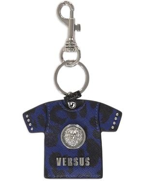 Versace Medusa Head-Motif Keyring - Blue