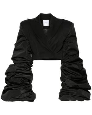 Vestiaire d'un Oiseau Libre Puffed-sleeve Jacket - Black