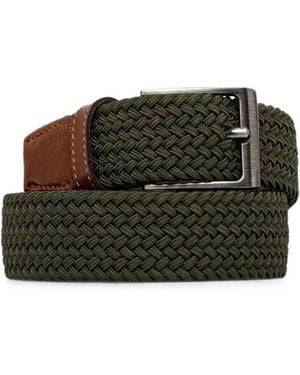 Les Deux Braided Belt - Green