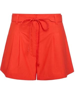 Marie Oliver Drawstring Pleated Tailored Shorts