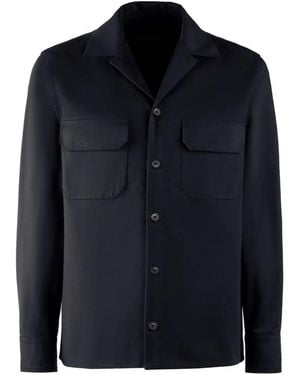 Hogan Pocket Overshirt Jacket - Blue