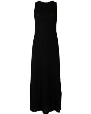 James Perse Ribbed Tank Dress - Black