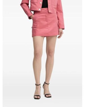 Morgan Cargo-Pocket Mini Skirt - Pink