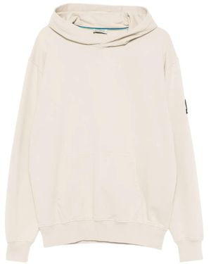 Sandbanks Hoodie Met Logo - Naturel