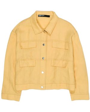 Bimba Y Lola Patch Pocket Jacket - Yellow