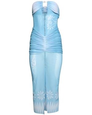 DI PETSA Vestido Siren Con Detalle Fruncido - Azul