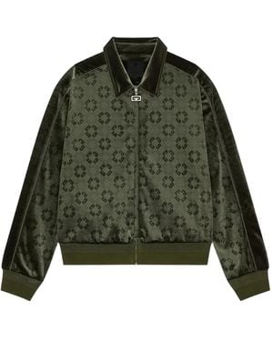 Givenchy 4g ベルベット ボンバージャケット - グリーン