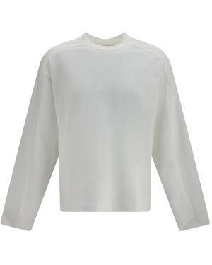 Entire studios Shoulder-Insert Long-Sleeve T-Shirt - Gray