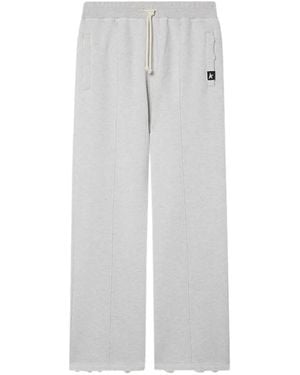 Golden Goose Drawstring Logo Trousers - White