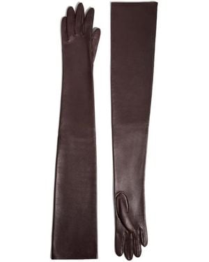 KHAITE Guantes Largos - Marrón