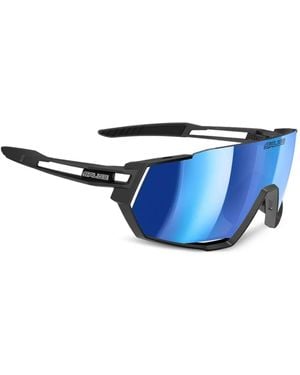 Salice Geometric Sunglasses - Blue