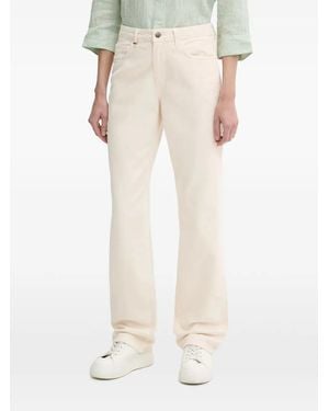 Benetton Straight-Leg Jeans - Natural