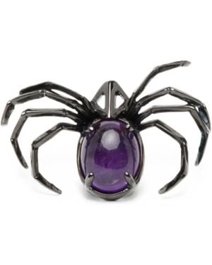 Yohji Yamamoto Spider-Motif Pin - White