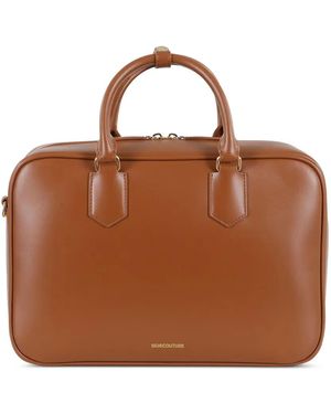 Semicouture Andra Tote Bag - Brown