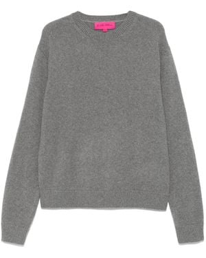 The Elder Statesman Klassischer Kaschmirpullover - Grau