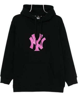 KTZ Logo-Embroidered Hoodie - Black