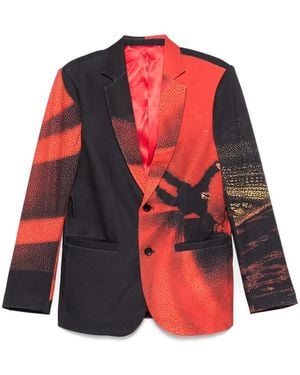 Kidsuper Spiralingman Blazer - Red