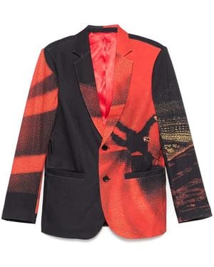 Kidsuper Spiralingman Blazer - Red