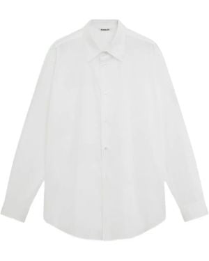AURALEE Buttoned Long-Sleeve Shirt - White