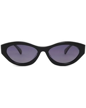 Anine Bing Gafas De Sol Con Montura Geométrica - Negro