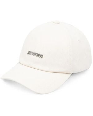 Jacquemus Logo-Plaque Baseball Cap - White