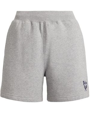 Polo Ralph Lauren Logo-Embroidered Jersey Shorts - Grey