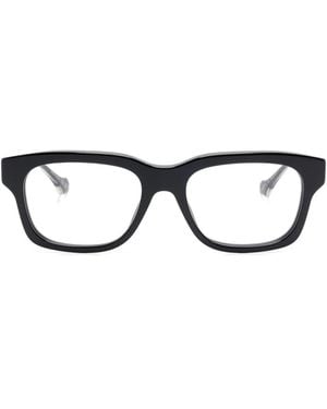 Gucci Brille Mit Eckigem Gestell - Schwarz