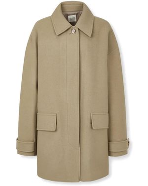 Studio Tomboy X Wollen Mantel - Naturel