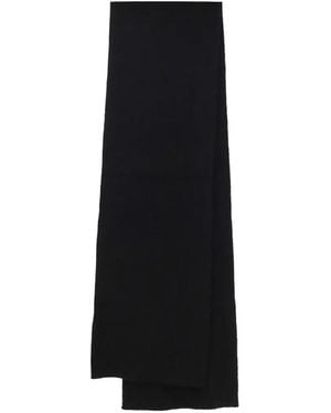 Rick Owens Gerippter Strickschal - Schwarz