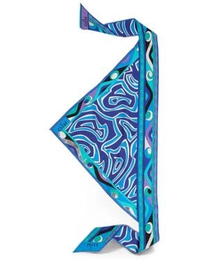 PUCCI Foulard A Triangolo - Blu
