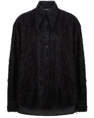 16Arlington Elda Fine-Texture Top - Black