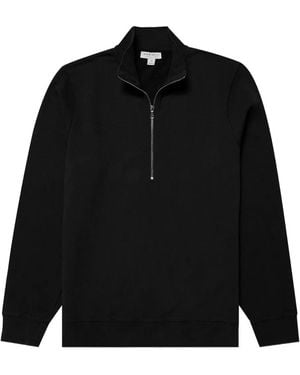Sunspel Cotton Jumper - Black